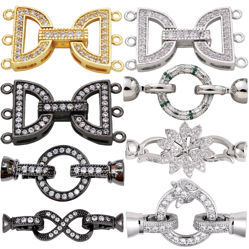 Jewelry Making Bead - Juya 18K altın kaplama dekoratif konnektör