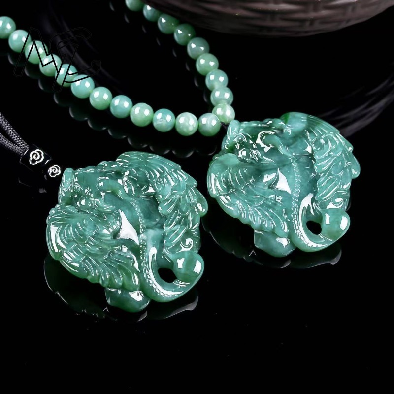 Jewelry Making Jewelry - Doğal Gerçek Zümrüt Mavi Su Üzerinde