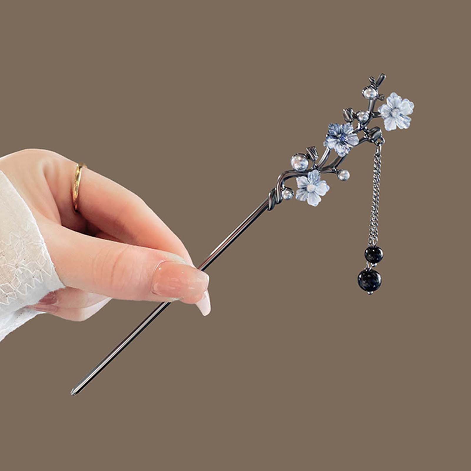 Jewelry Making Parts - Klasik saç tokası çubukları mürekkep rengi