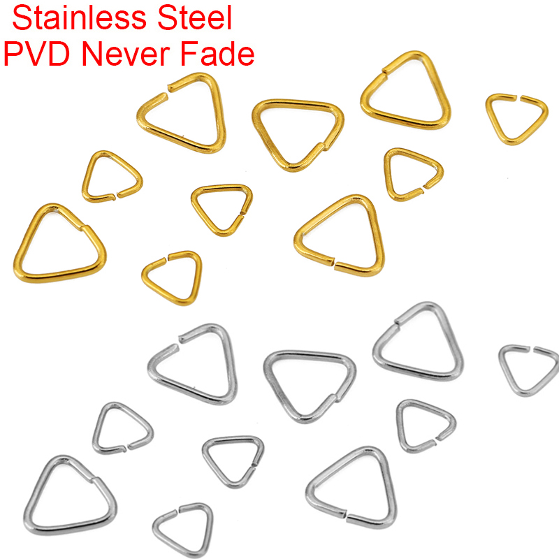 Jewelry Making Closed Jump Rings - 50 adet 5mm 8mm Paslanmaz Çelik