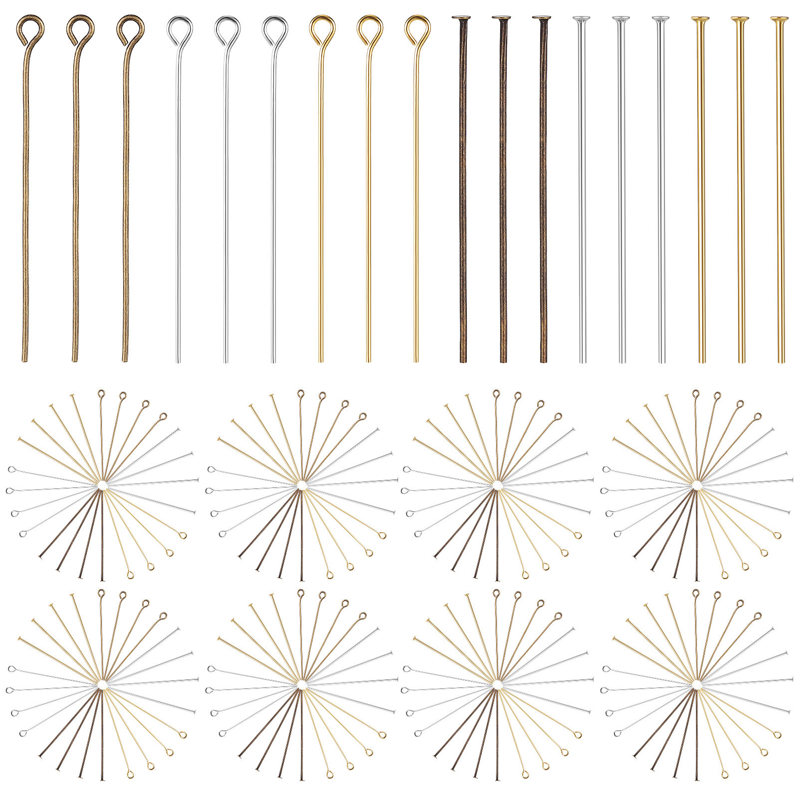 Jewelry Making Head Pins - 1 Set Takı Yapım Malzemeleri Göz