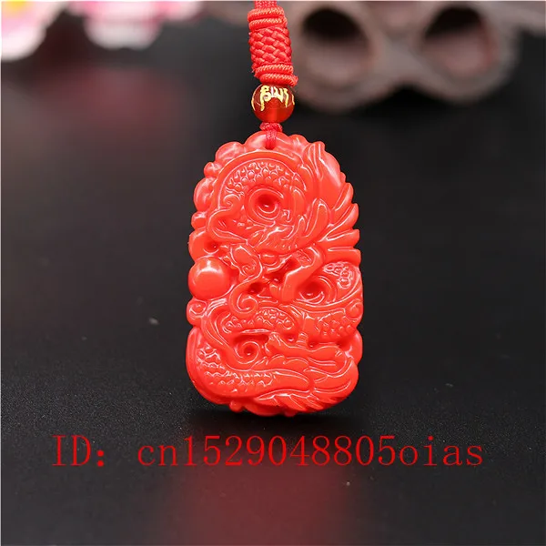 Jewelry Making Jewelry - Doğal kırmızı mercan yeşim taşı ejderha