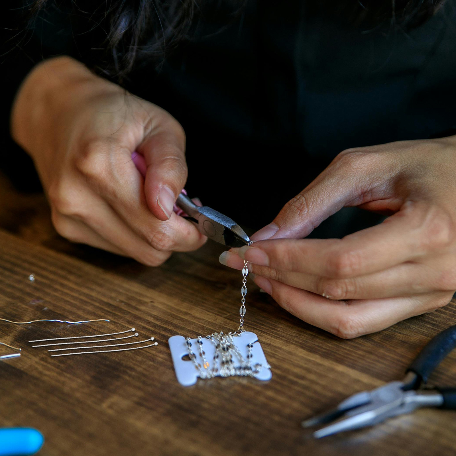 Jewelry Making Head Pins - 200 Adet Yuvarlak Uçlu, Esnek, Paslanmaz