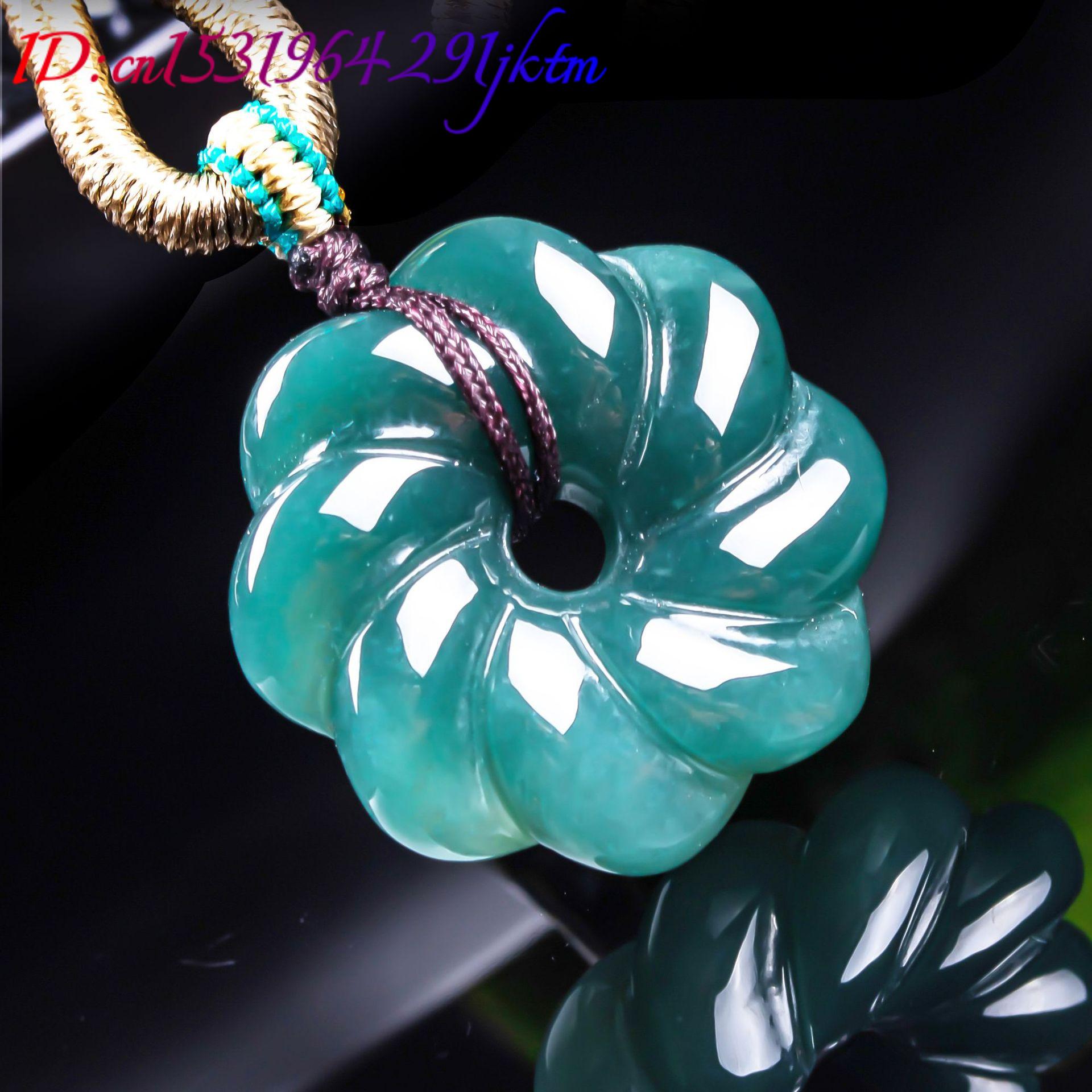 Doğal Birman Yeşim Taşı Çiçek  - Jewelry Making Jewelry incelemesi ve fiyatı