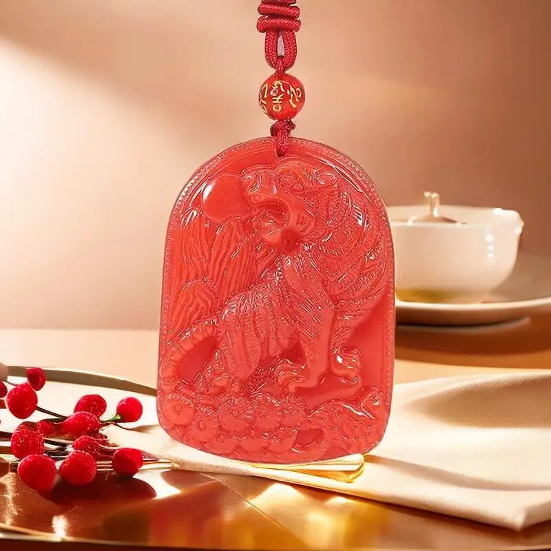 Kırmızı yeşim kaplan kolye kol - Jewelry Making Jewelry incelemesi ve fiyatı