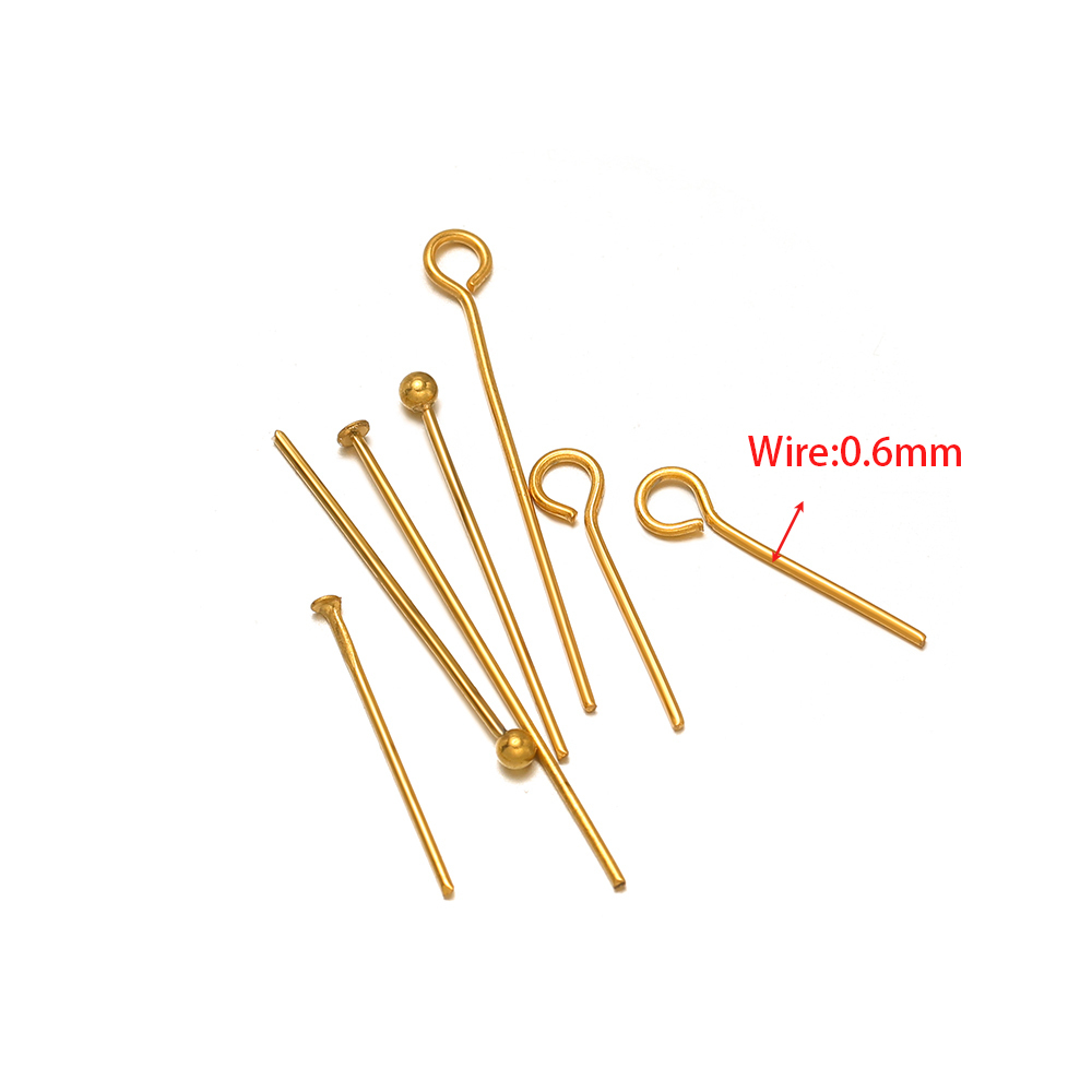 100/50 adet Paslanmaz Çelik Gö - Jewelry Making Head Pins incelemesi ve fiyatı
