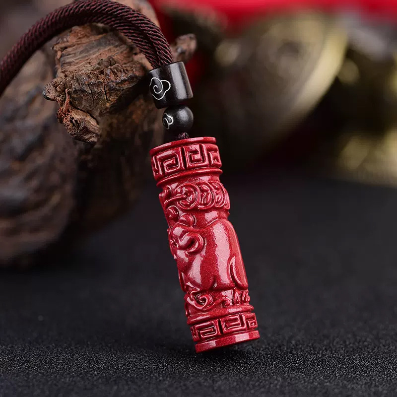 Lüks kırmızı Cinnabar çin zody - Jewelry Making Jewelry incelemesi ve fiyatı