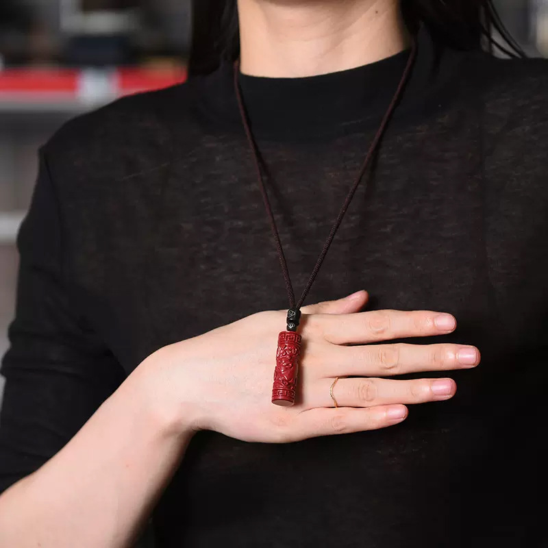 Lüks kırmızı Cinnabar çin zody - Jewelry Making Jewelry incelemesi ve fiyatı