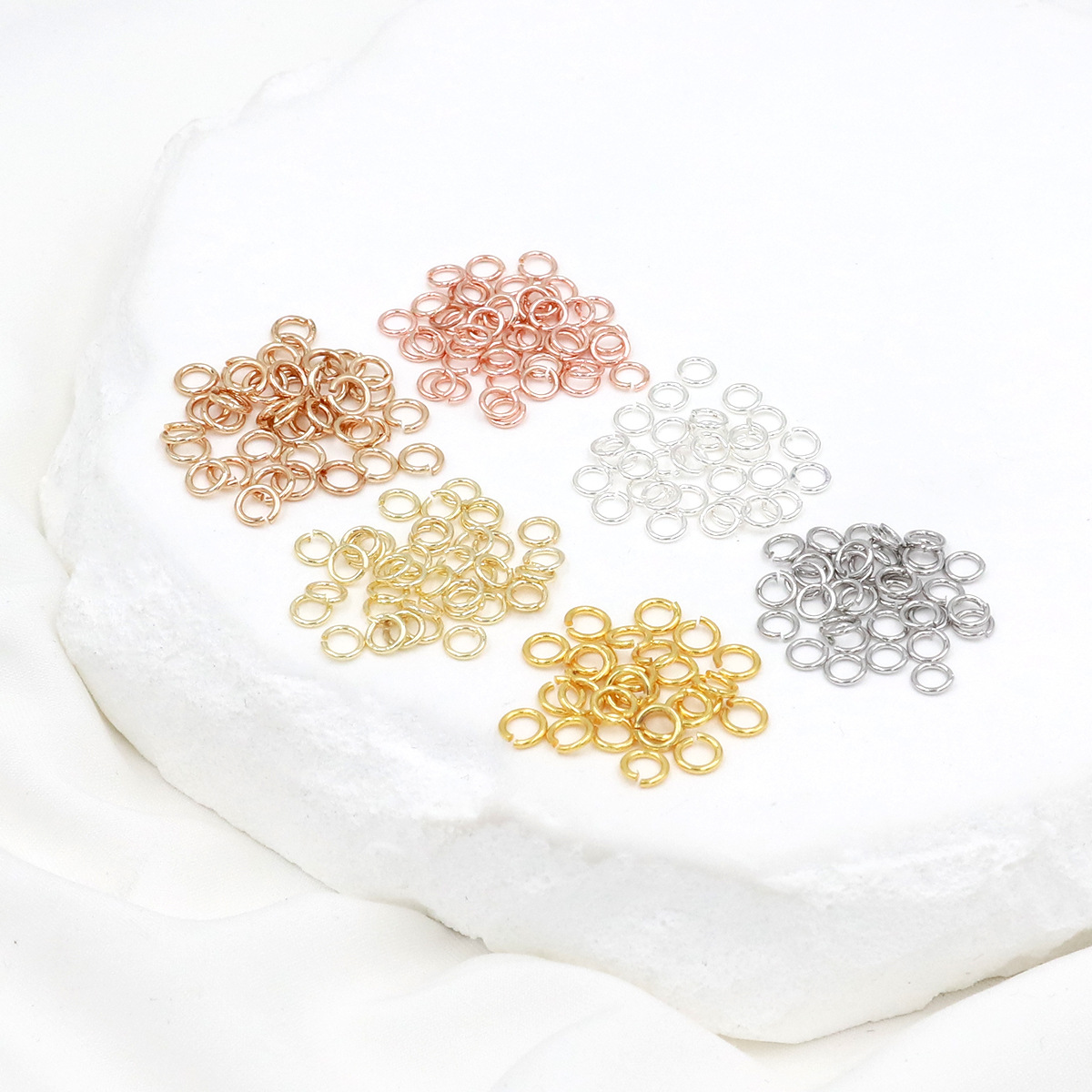 925 Gümüş Açık Halka Seti 3-10 - Jewelry Making Closed Jump Rings incelemesi ve fiyatı