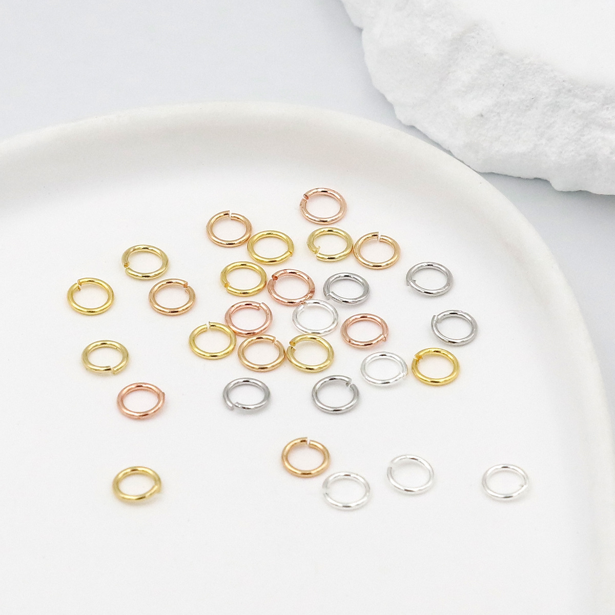 925 Gümüş Açık Halka Seti 3-10 - Jewelry Making Closed Jump Rings incelemesi ve fiyatı