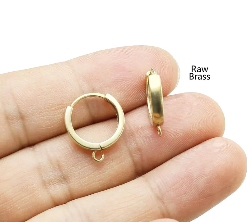 10 adet Pirinç Kulak Çemberler - Jewelry Making Class incelemesi ve fiyatı