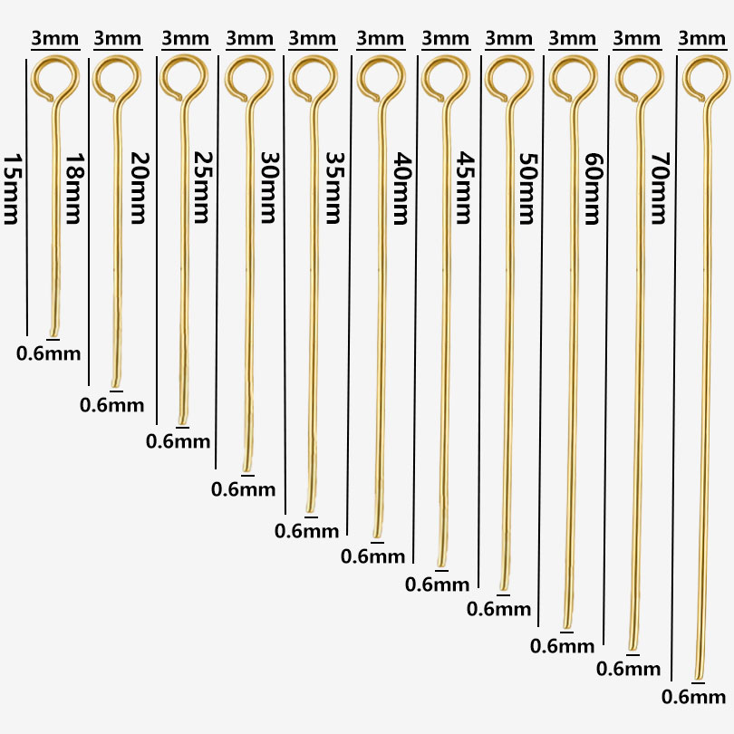50 adet/lot 304 Paslanmaz Çeli - Jewelry Making Head Pins incelemesi ve fiyatı