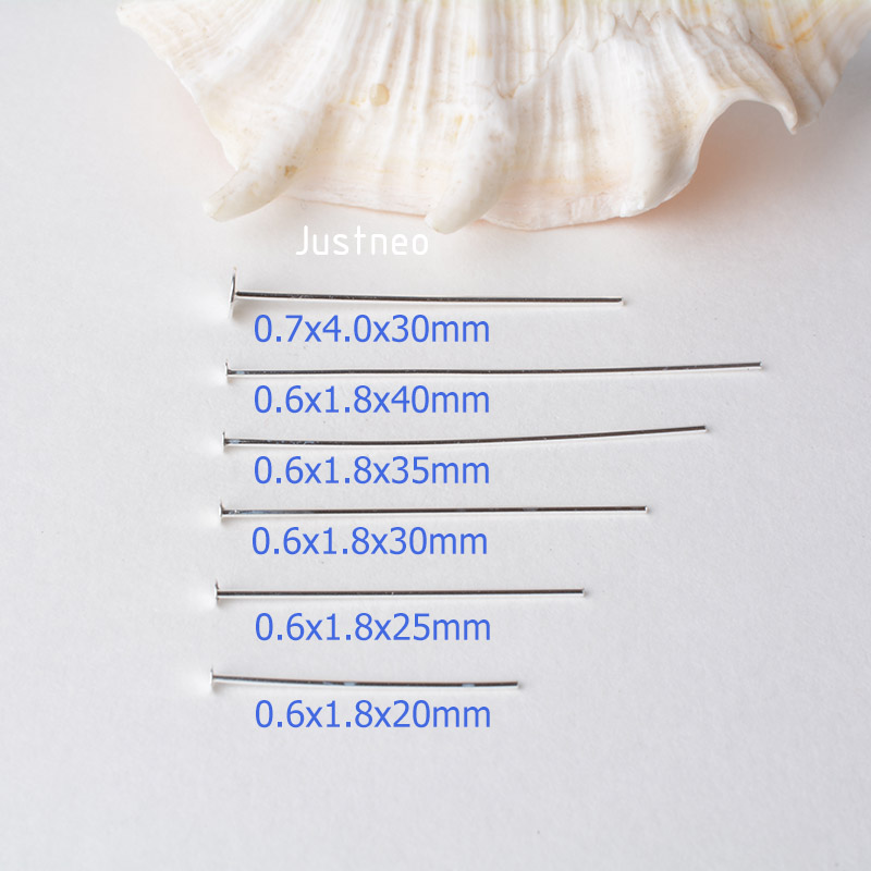 925 Ayar Gümüş Düz Başlı İğnel - Jewelry Making Head Pins incelemesi ve fiyatı