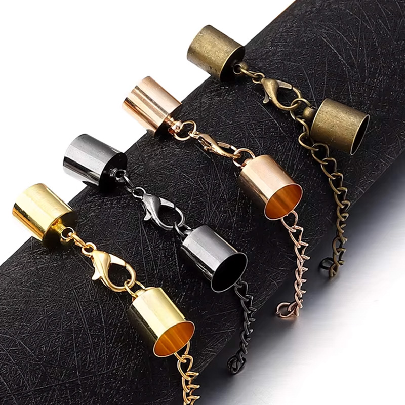 10 takım deri kordon uç kapakl - Jewelry Making Class incelemesi ve fiyatı