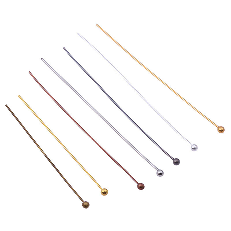 200 adet/lot 16 20 25 30 40 50 - Jewelry Making Head Pins incelemesi ve fiyatı