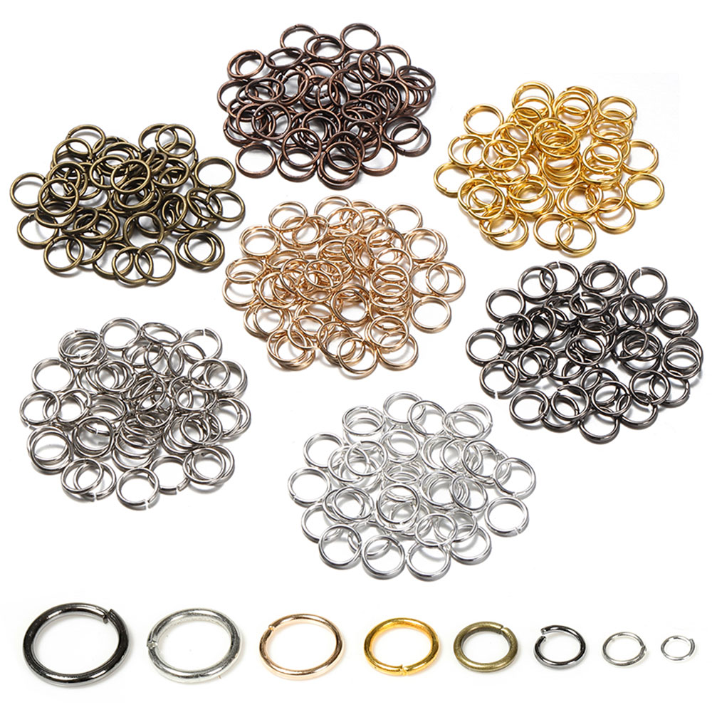 200 adet 3/4/5/6/7/8/10/12mm M - Jewelry Making Closed Jump Rings incelemesi ve fiyatı