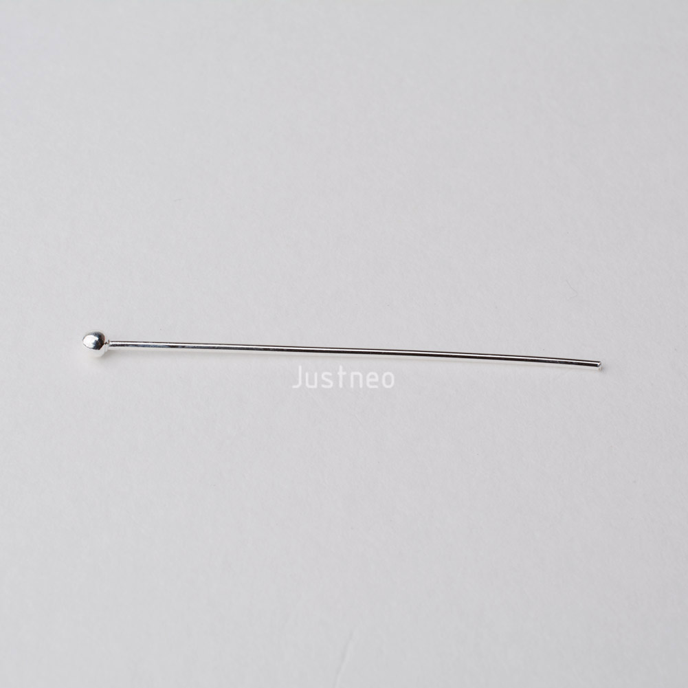 925 Ayar Gümüş Top Başlı İğnel - Jewelry Making Head Pins incelemesi ve fiyatı