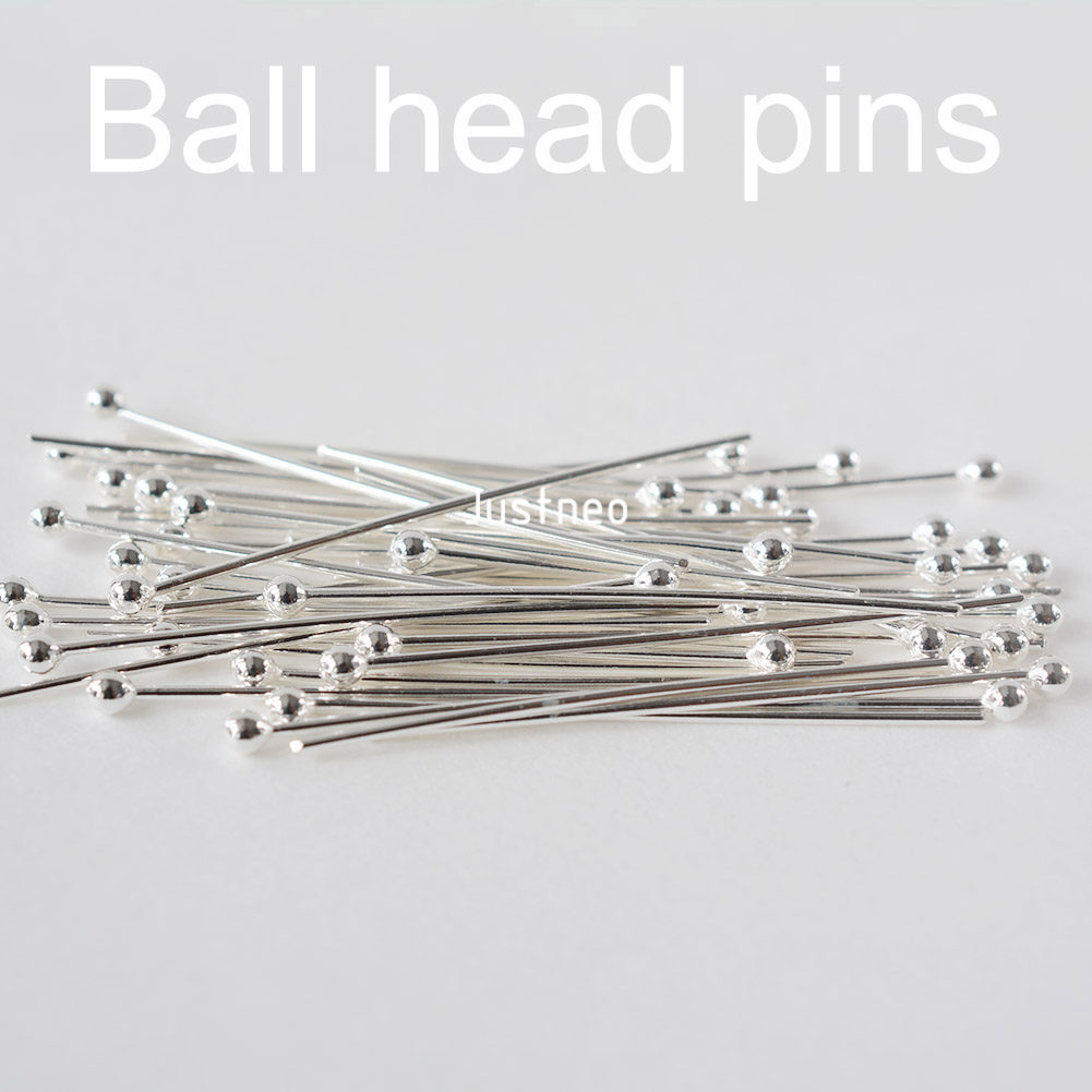 925 Ayar Gümüş Top Başlı İğnel - Jewelry Making Head Pins incelemesi ve fiyatı