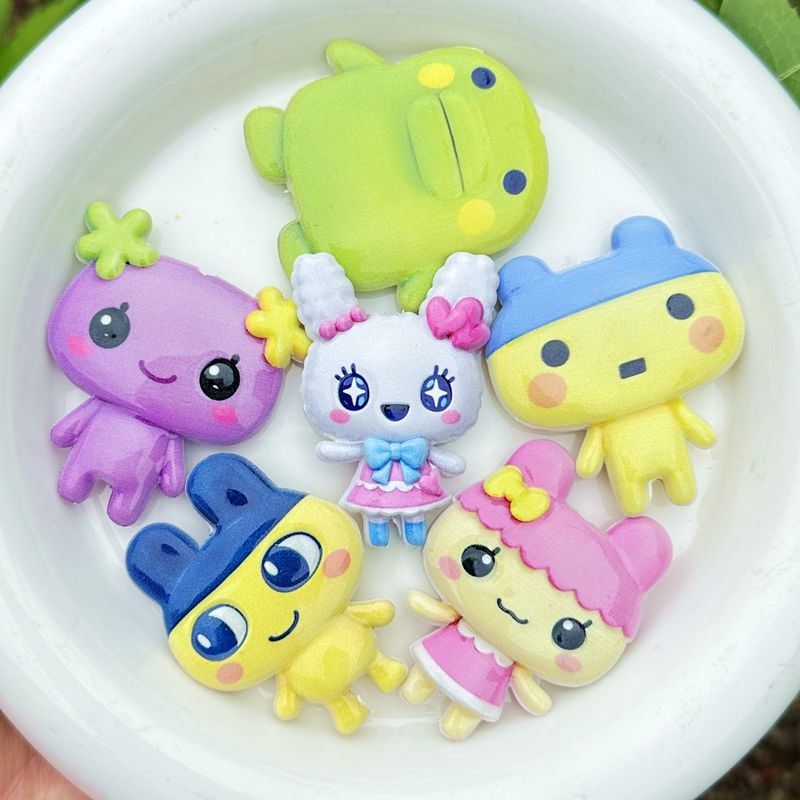 45mm Karikatür Tamagotchi çift - Jewelry Making Parts incelemesi ve fiyatı