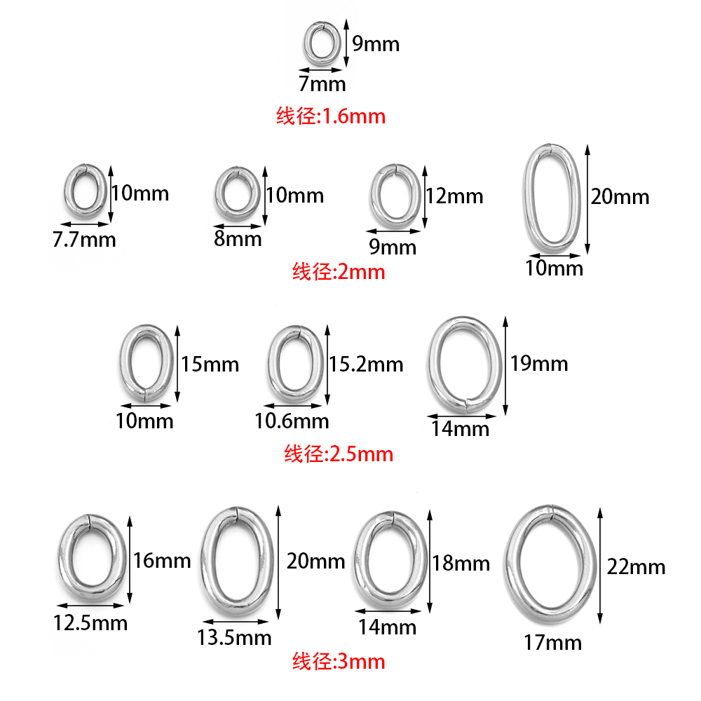 20 adet/grup Paslanmaz Çelik O - Jewelry Making Closed Jump Rings incelemesi ve fiyatı