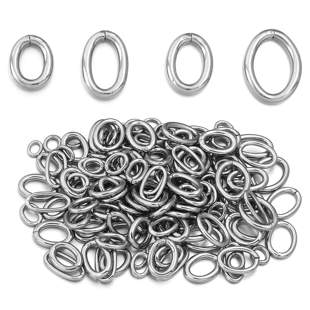 20 adet/grup Paslanmaz Çelik O - Jewelry Making Closed Jump Rings incelemesi ve fiyatı